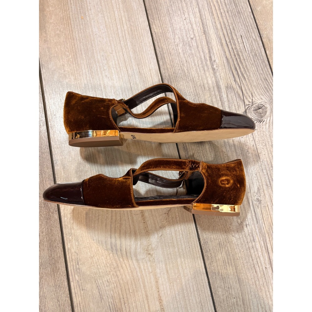 Sam Edelman Roxie Mary Jane Ballet Flats Women's 10.5 Brown Chic‎ Quiet Luxury - Picture 3 of 8